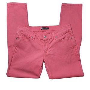 Pink Levi's Distressed Jeans 